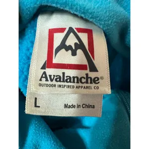 Avalanche Women's Blue Quarter-Zip Pullover Fleece Jacket Outdoor Active Wear‎ thumbnail 5