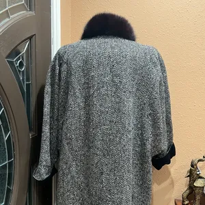 Real clothes sanyo carat alpaca coat thumbnail 9