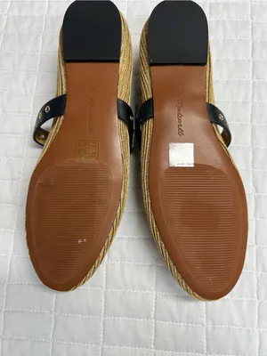 Madewell The Remy Mary Jane Flat in Natural Multi Size 8.5 thumbnail 10