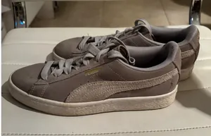 PUMA Suede Classic Sneakers Women's Shoes Gray‎ Casual Comfort Walking thumbnail 1