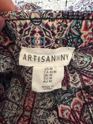 ARTISAN NY Multicolor Lace Trim Shorts Size Medium thumbnail 6