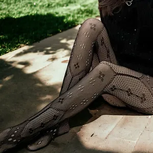 Women's Black Fishnet Tights Sheer Mesh Pantyhose Fashionable Stockings One Size thumbnail 14