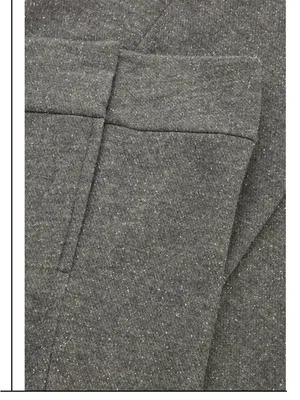 COS Charcoal Grey Wide-Leg Trousers size small wool blend thumbnail 3