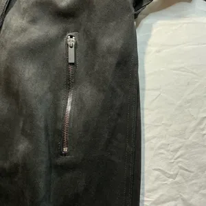T Tahari Black Faux Leather Belted Trench Coat XS thumbnail 9