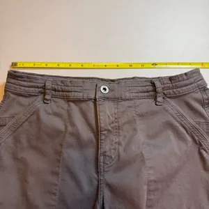 KUHL Women Trekr 14 Gray Hiking Utility Cargo Pants Tapered Leg Outdoor Trousers thumbnail 10