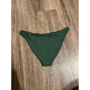 Quince Italian Low Rise Bikini Bottom in Palm Green Size Small NWT! thumbnail 4