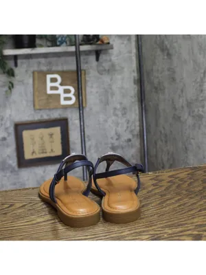 NWT Tommy Hilfiger Womens Cruman Emblem Sandals TWCRUMAN Dark Blue 6.5M thumbnail 11
