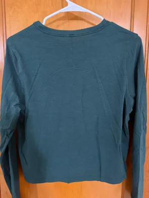 Green lululemon long sleeve love shirt thumbnail 3