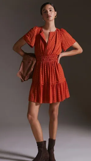 ANTHROPOLOGIE | Somerset Mini Dress thumbnail 1