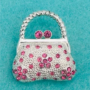 Roman Vintage Mini Handbag Purse Brooch thumbnail 4