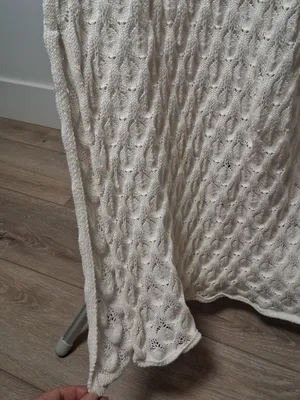 Olive & Oak Cream Cable-Knit Maxi Dress thumbnail 9