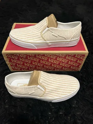VANS off the wall striped slip on shoes sneakers women’s 7 new thumbnail 6