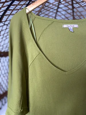 Free People Women’s Thermal Long Sleeve Top Size Small thumbnail 4