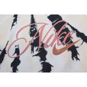 Womens Nike Dri-Fit Cropped Training Tank Top White Cream Black Tie Dye Size S thumbnail 3