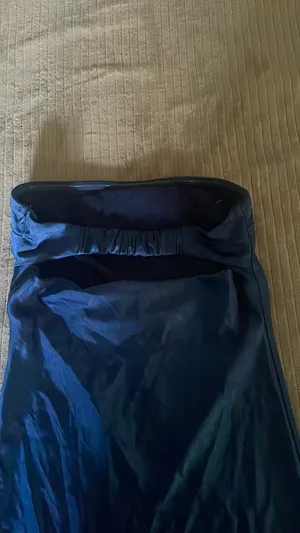Satin Silk Backless Amazon Tube Top Maxi Dress thumbnail 6