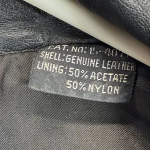 Toff's Genuine Leather Black‎ Jacket Coat Size S thumbnail 3