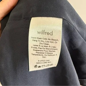 Aritzia Wilfred Allie Wrap Dress Dark Gray Small thumbnail 5
