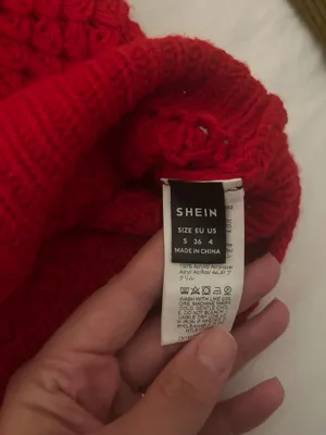 SheIn Red Sweater Vest thumbnail 3