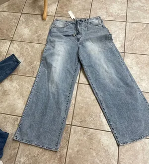 Habitual Womens Wide Leg High Rise Light Wash Denim Jeans Size 8/29 NEW boho thumbnail 1