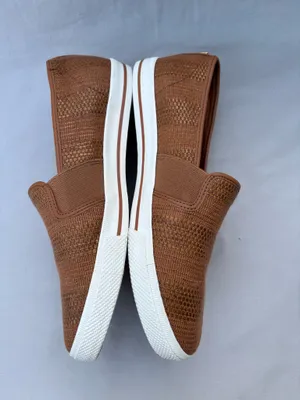 Ralph Lauren Slip On Shoes Jinny 9B Women Camel thumbnail 3