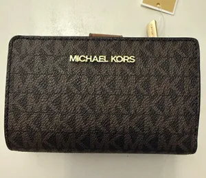 Michael Kors wallet leather logo bifold  thumbnail 1