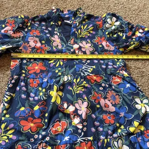 Shop The Mint When You Know Navy Blue Floral Babydoll Mini Dress Size XL thumbnail 6