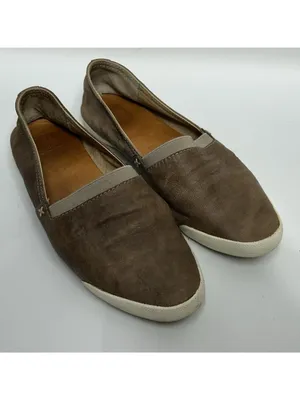 Frye Melanie Women's Slip On Loafers Size 7.5 Brown Leather Casual Ballet Flat thumbnail 2