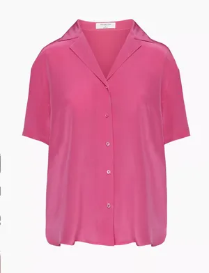 Silk Short Sleeve Blouse thumbnail 6