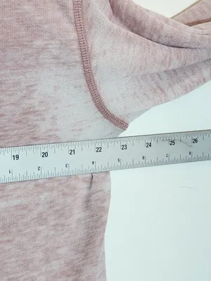 Altar'd State Revival Pink Distressed Oversized Hoodie Pullover Size Small thumbnail 5