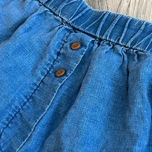 Women’s Lounge Linen Boxer Shorts *flaw | Blue | XL thumbnail 4