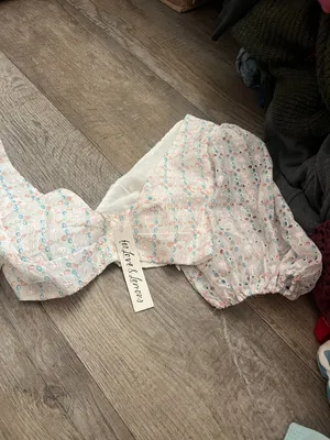 NWT For Love & Lemons Denise Crop Top size small thumbnail 7