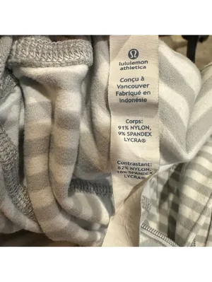 Lululemon Run: Back On Track Pullover – Size 10 – Silver Spoon Stripe thumbnail 15