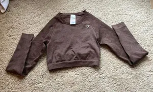 Gymshark Long-sleeve Crop Top thumbnail 1