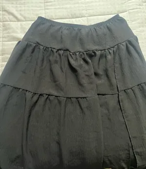 Black Slit Long Shein Skirt thumbnail 1