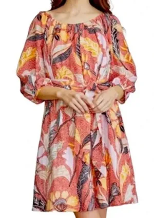 Elizabeth and James Marika "Uptown Garden" 100% Cotton dress size XL NWT thumbnail 1