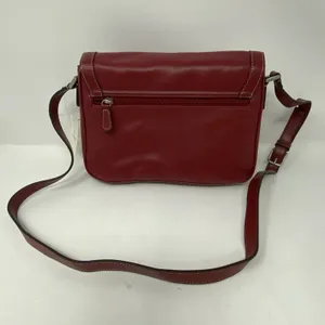 Liz Claiborne Women's Red Leather Purse Shoulder Bag thumbnail 3