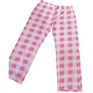 Just Love Women’s Pink Plaid Pajama Lounge Pants Sleepwear thumbnail 2