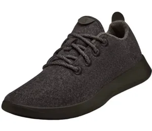 AllBirds black on black classic wool running sneaker size 9 thumbnail 1
