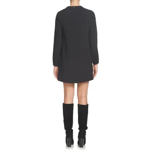 NWT Womens Size 4 Nordstrom Cynthia Steffe Black Taylor Shift LBD Mini Dress thumbnail 2