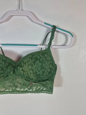Pink Victoria's Secret Lace Push Up Bralette thumbnail 3
