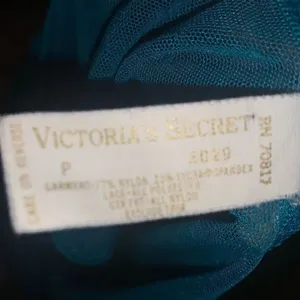 Vintage 1980s Gold Label Victoria's Secret Green Lace Teddy thumbnail 3