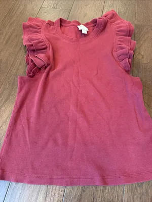 Maeve Women’s Ruffle Tank Top - Rose Size Large - C27-007 thumbnail 4