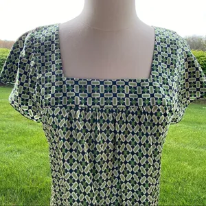 Banana Republic Square Neck Silk Blouse thumbnail 6