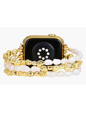 NWT Cape Diablo Golden Pearl Stretch Apple Watch Strap thumbnail 2