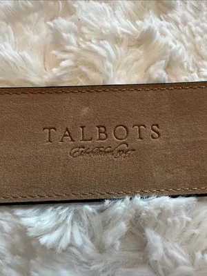 Talbots Leopard-Print Wide Belt with Black Buckle- size small (38 inches) thumbnail 3