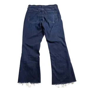 Banana Republic High Rise Flare Jeans Womens 31" Raw‎ Hem Denim Super Stretch thumbnail 4