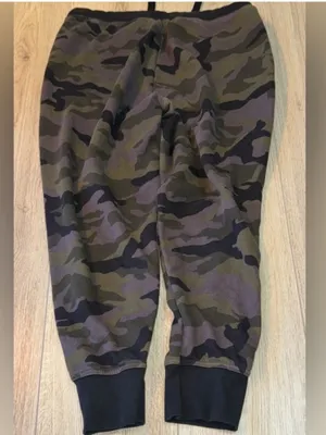 Nike Camo green black camouflage Track Joggers sweatpants thumbnail 3