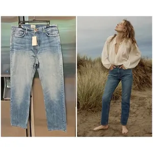 💕DOEN💕 Shep Jean ~ Laval Wash Blue 33 NWT thumbnail 2