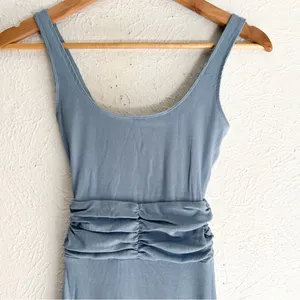 Riot Swim Roxi Maxi Dress Dusty Blue Sz XS Modal thumbnail 4