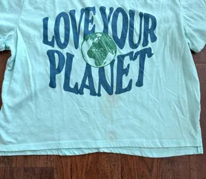 FREEZE Love Your Planet graphic tee shirt, size L thumbnail 5
